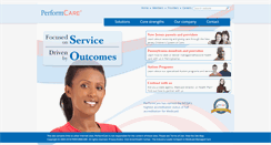 Desktop Screenshot of performcare.org